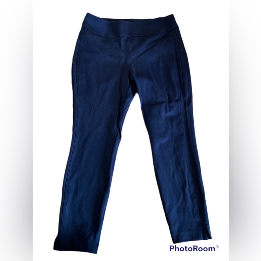 Express navy columnist ankle high rise dress pants